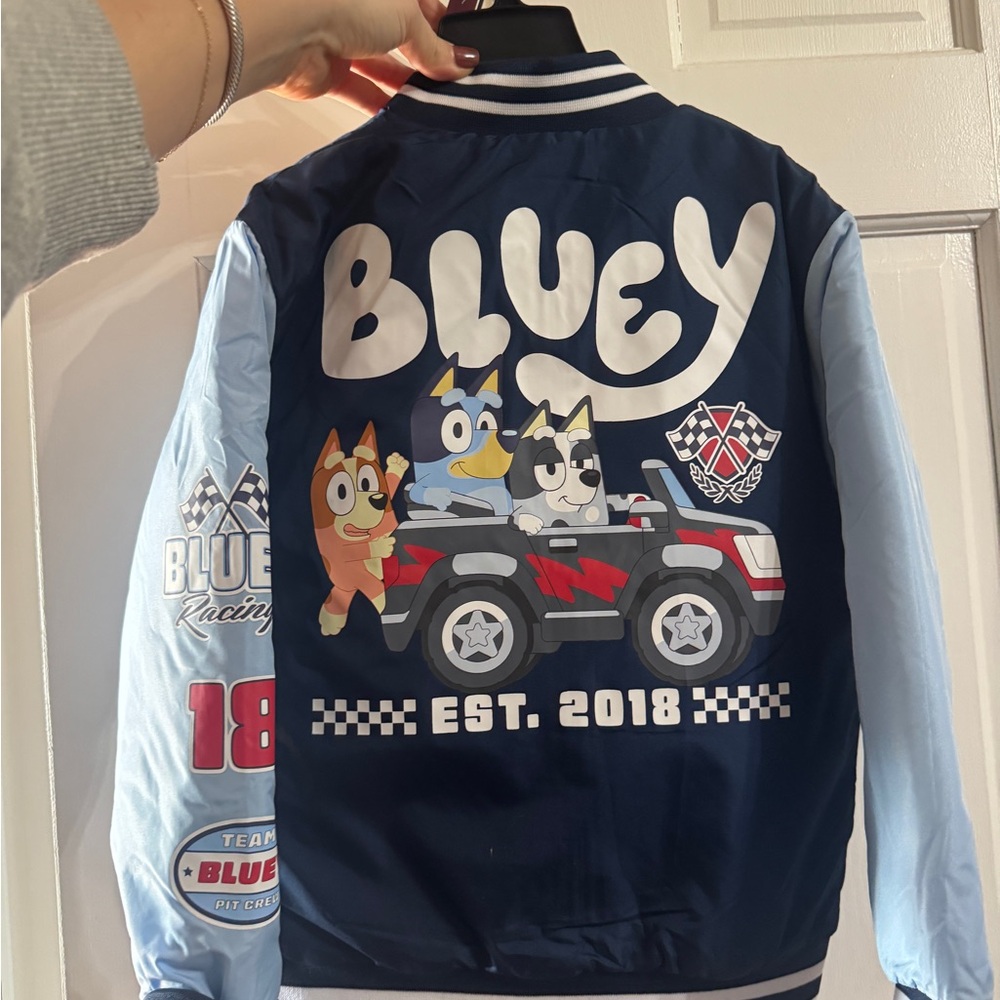 Bluey Racing Team Bomber Jacket - Picture 3 of 6